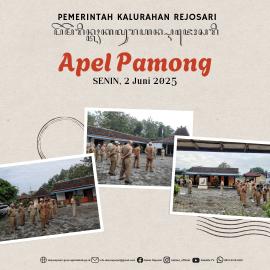 Apel Pamong Kalurahan Rejosari, Senin, 2 Juni 2025